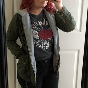 Women’s green jacket